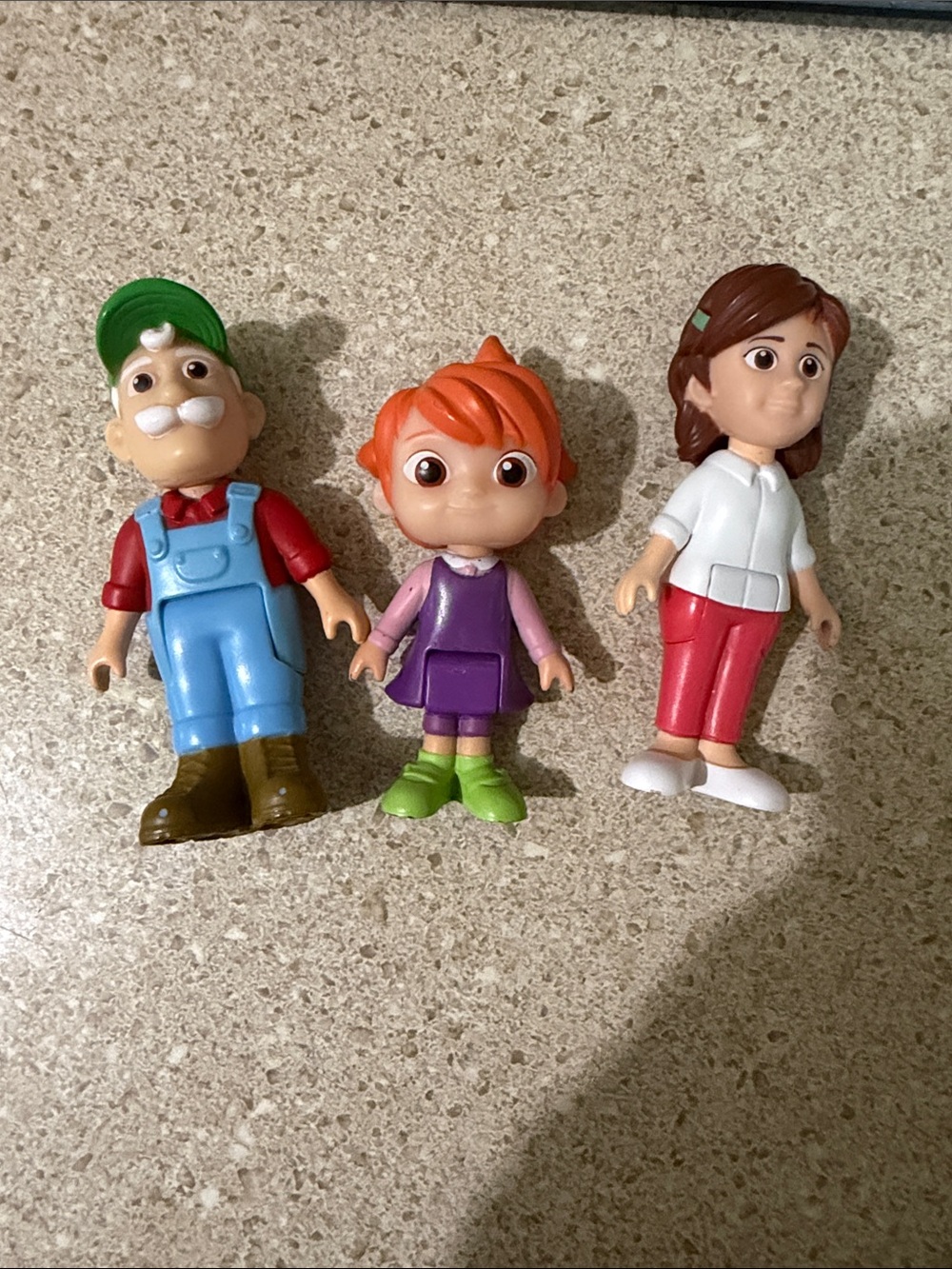 Disney Mini Figure Trio - Green, Orange, Purple & Red